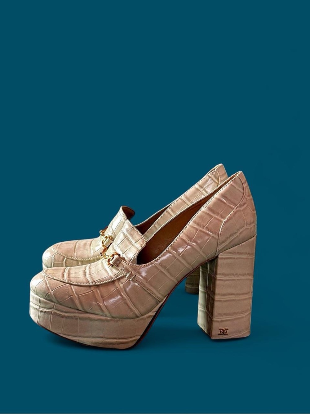 🤎 cream Sam Edelman platform loafer 🤎